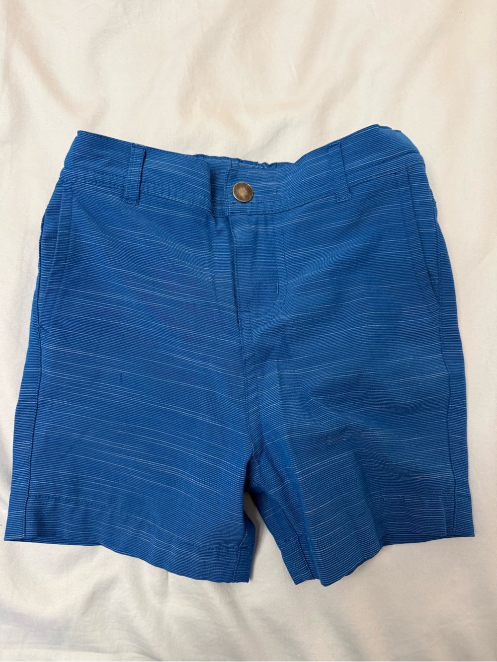 Hanna Andersson Bright Blue Boys' Flat-Front Shorts